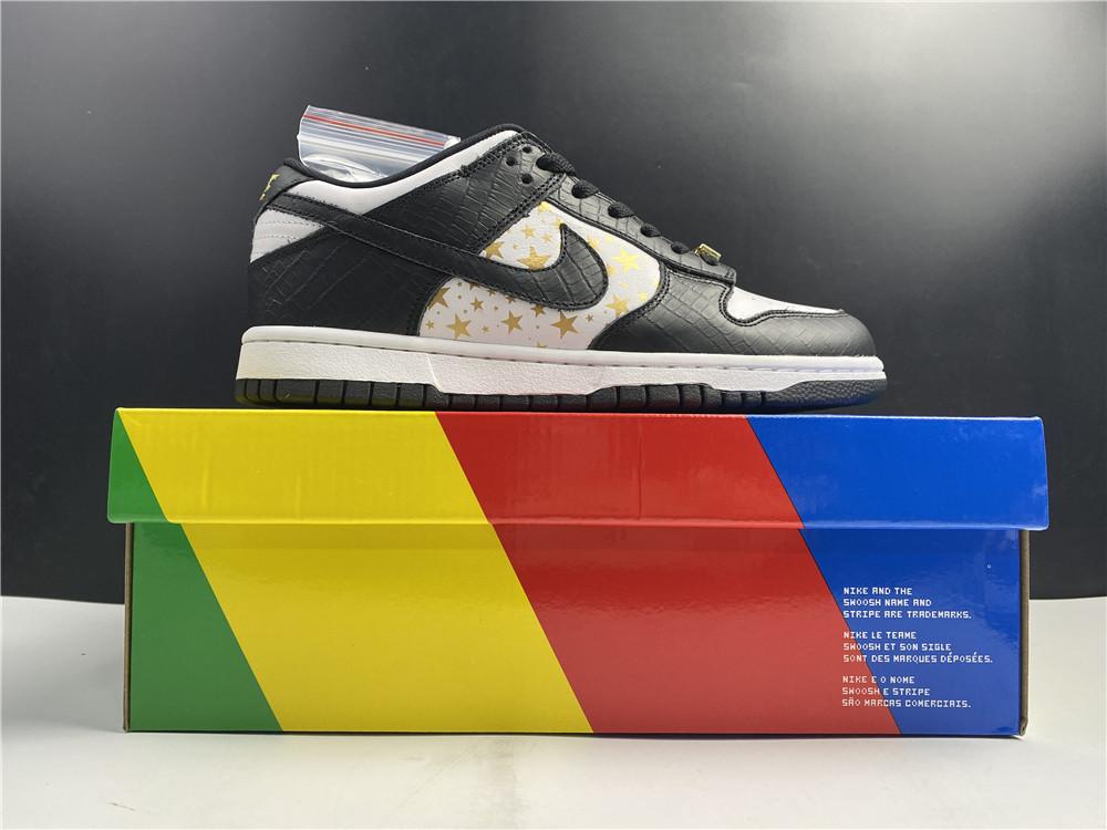 SB Dunk Low Stars Black x Supreme Shoes Sneakers - nk0001445 image 6