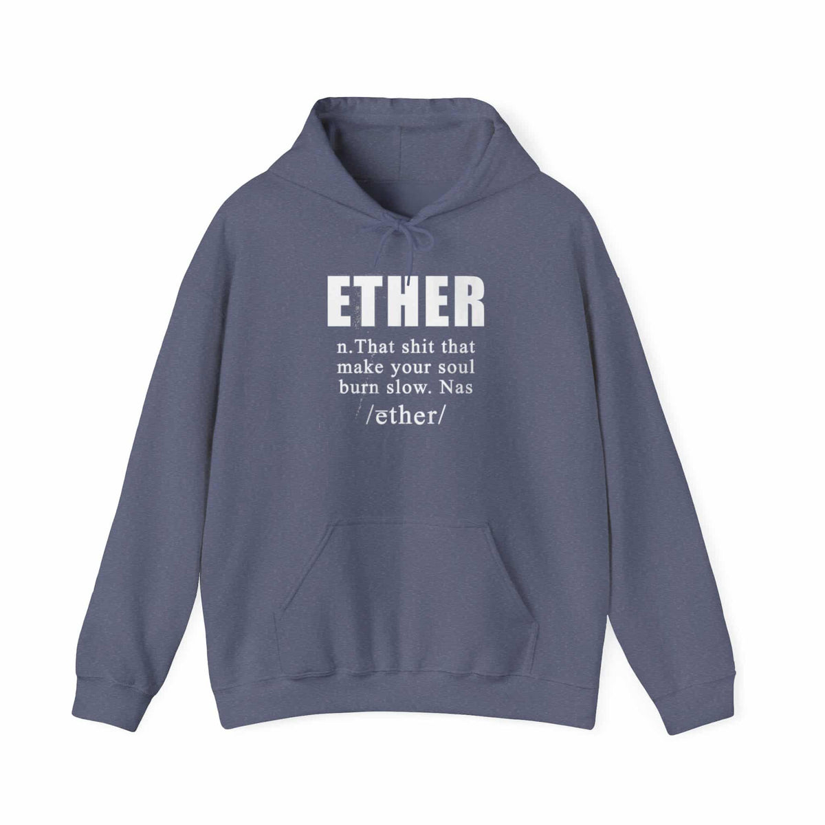 Ether Hooded Sweatshirt - 3XL, Heather Navy image