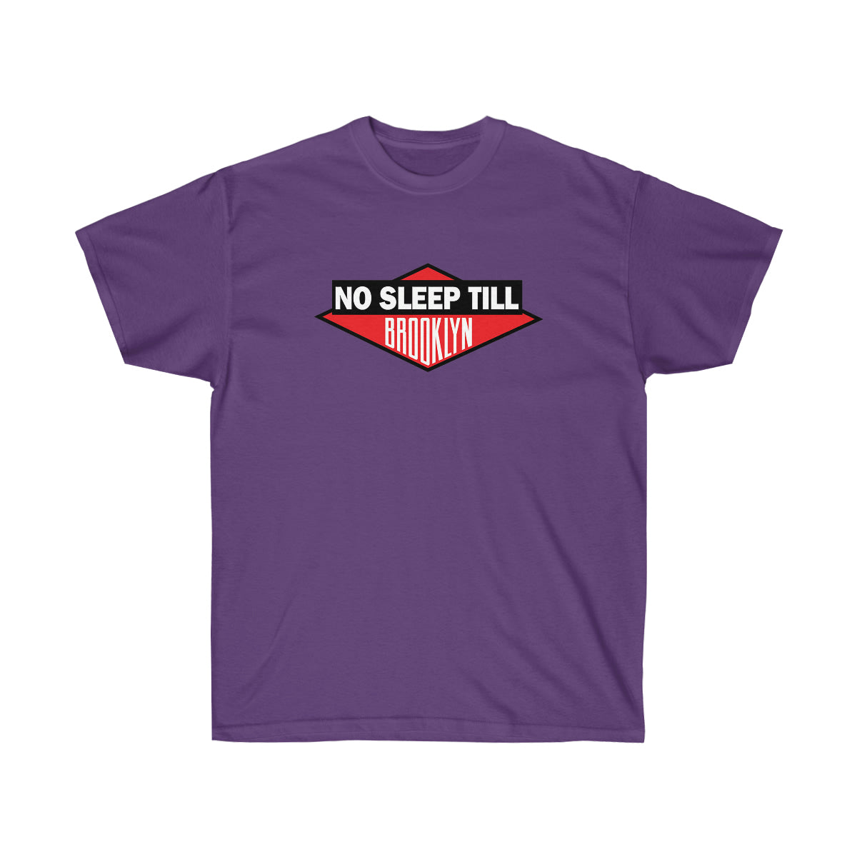 No Sleep Till Brooklyn Men T-Shirt - Purple, M image