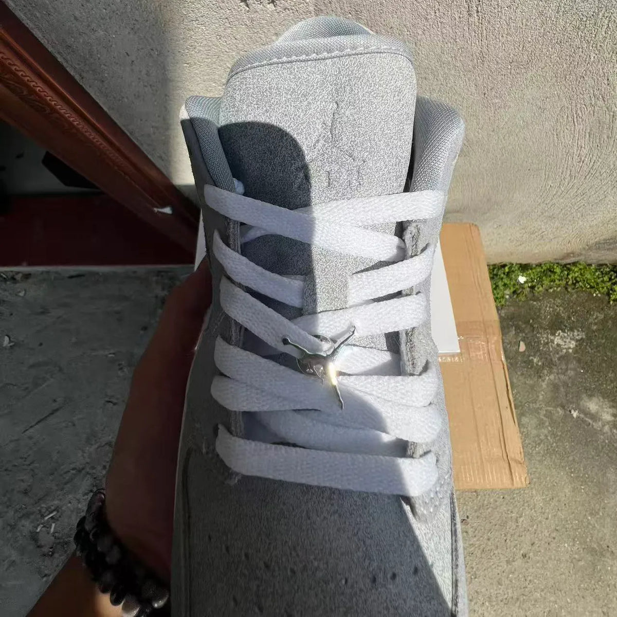 AJ 1 Low SE 'Light Iron Ore Grey' Shoes Sneakers – nk0005428 image 11