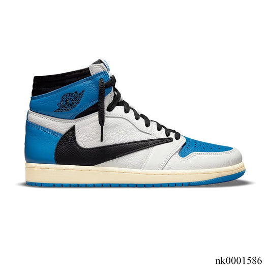 Travis Scott x Fragment x AJ 1 High "Military Blue" Shoes Sneakers - nk0001586 image 0