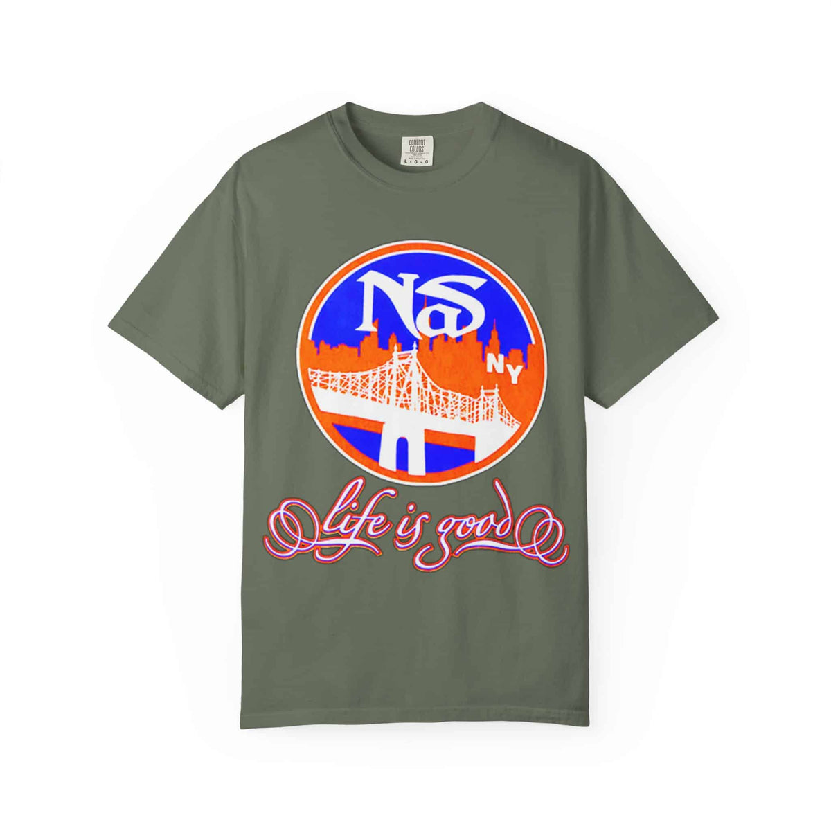 Life Is Good Unisex Garment-Dyed T-shirt image