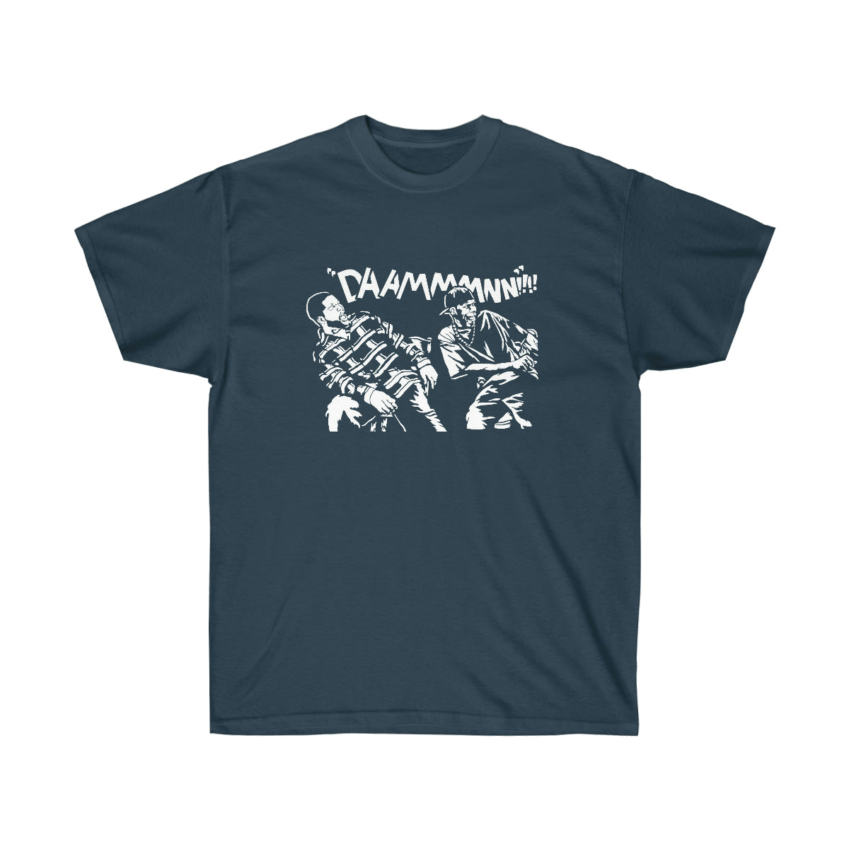 Rap Friday Movies Damnnnn Men T-Shirt - Blue Dusk, L image