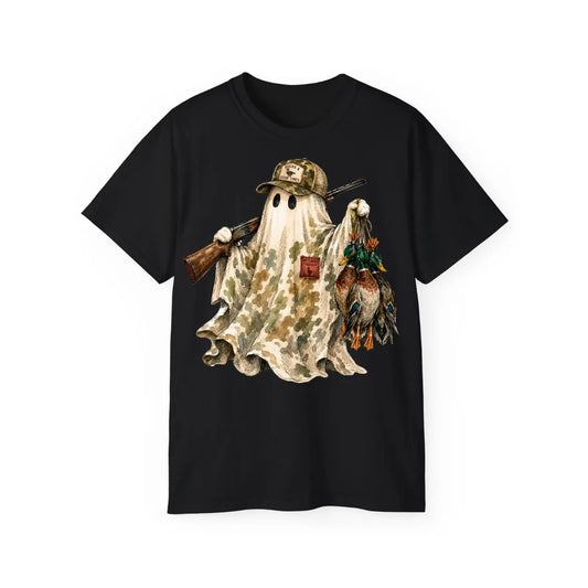 Hunting Season Spooky Camo Mallards T-Shirt - POD0005 image 0