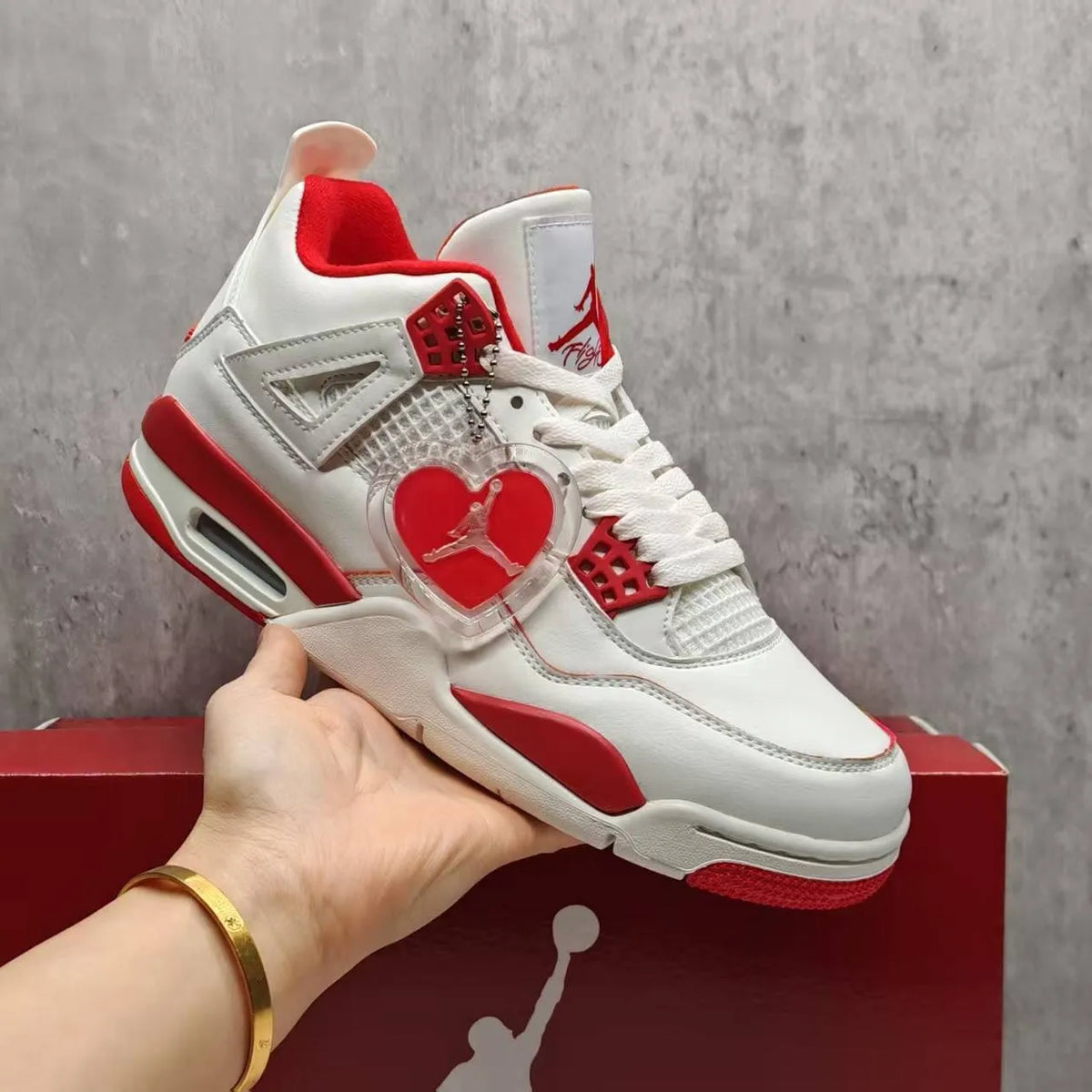AJ 4 Sierra Red Shoes Sneakers - nk0004667 image 10