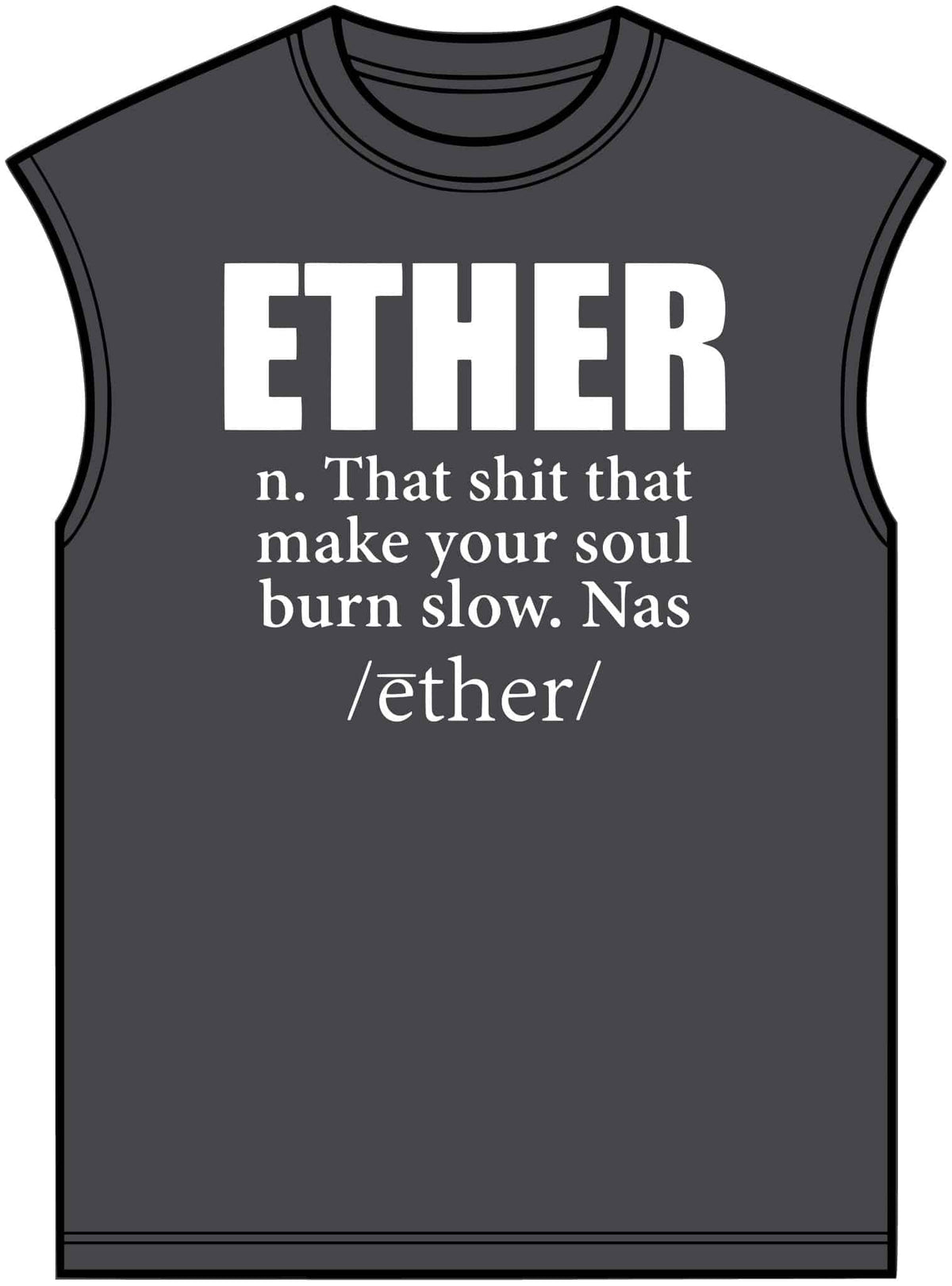 Ether Unisex Garment-Dyed Muscle Tee image 12