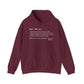 Beef Definition Hooded Sweatshirt - XL, Maroon image