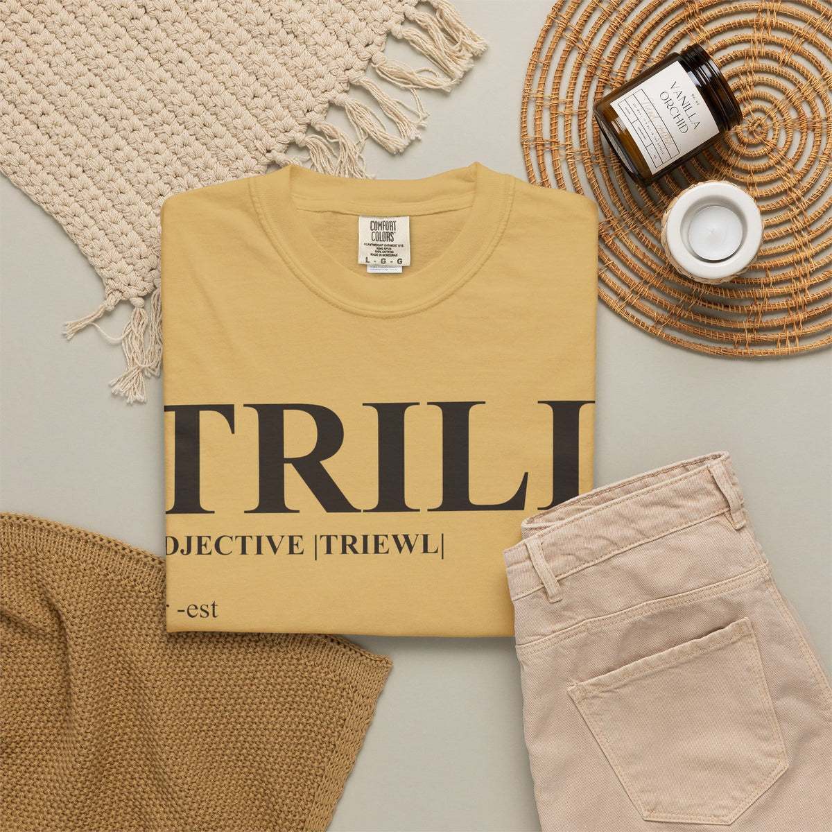 Trill Definition Unisex Garment-Dyed T-shirt image 31