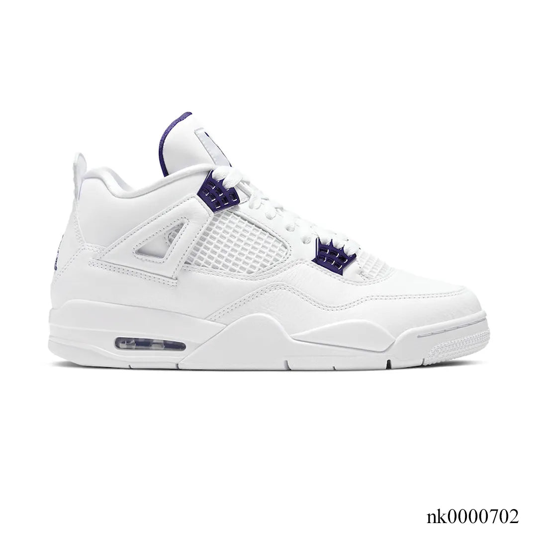 AJ 4 Retro Metallic Purple Shoes Sneakers (Big Size Available) - nk0000702 image 0
