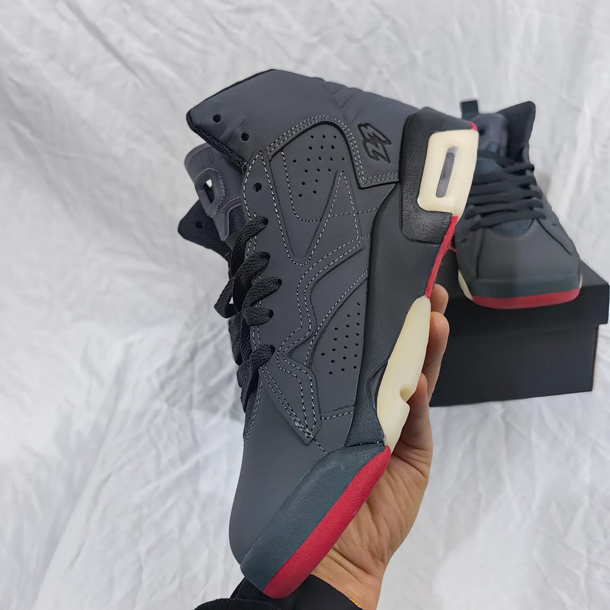 AJ MVP 'Anthracite Gym Red' Shoes Sneakers - nk0004850 image 11
