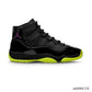 AJ 11 Black/Barely Volt Shoes Sneakers - nk0004338 image 0
