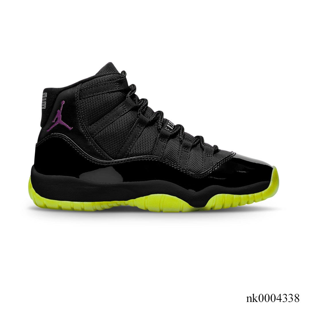 AJ 11 Black/Barely Volt Shoes Sneakers - nk0004338 image 0