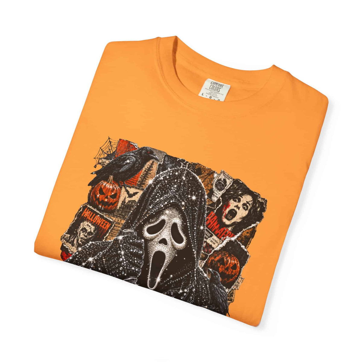 Halloween Horror Unisex Garment-Dyed T-shirt image 62