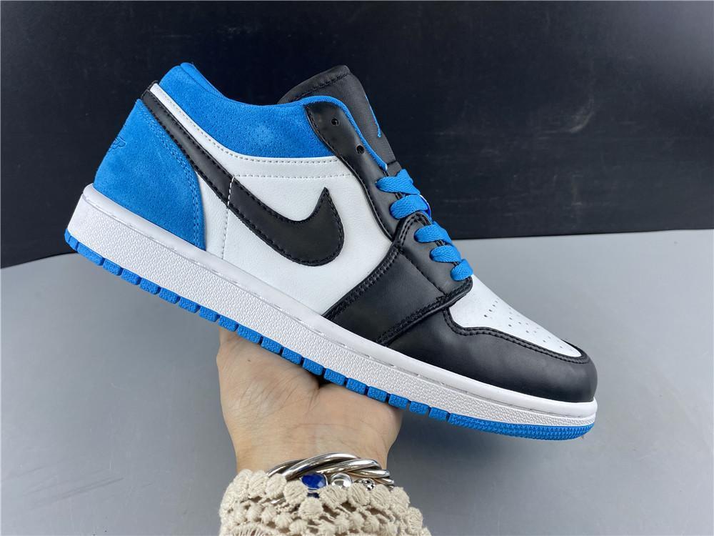 AJ 1 Low Laser Blue Shoes Sneakers - nk0000735 image 2