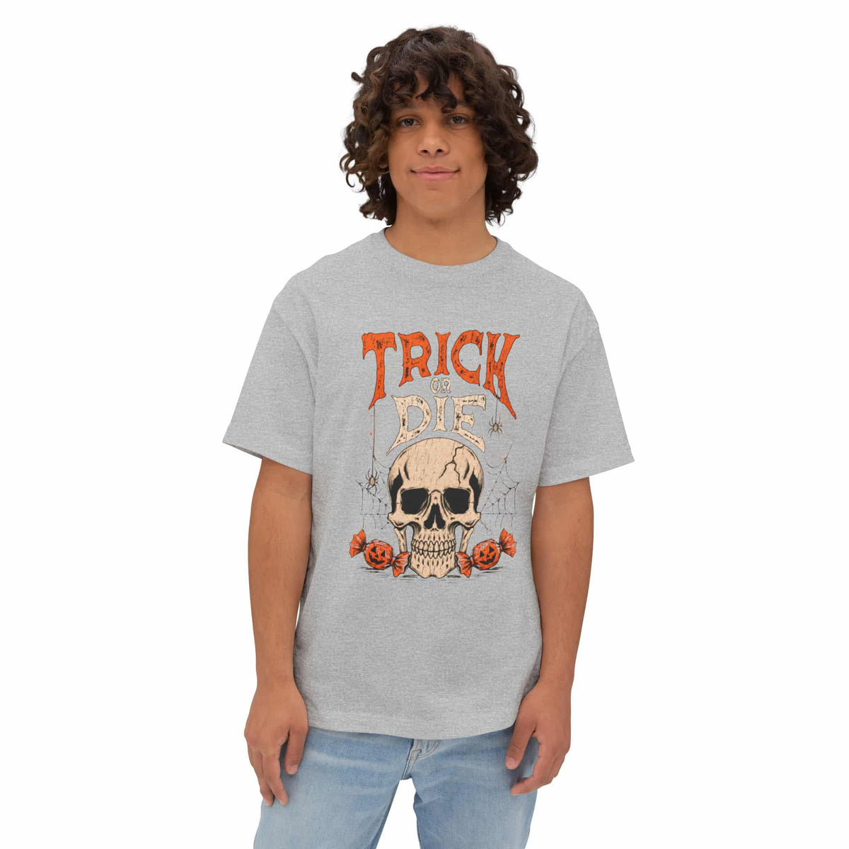 TRICK OR DIE Unisex Oversized Boxy Tee image 28