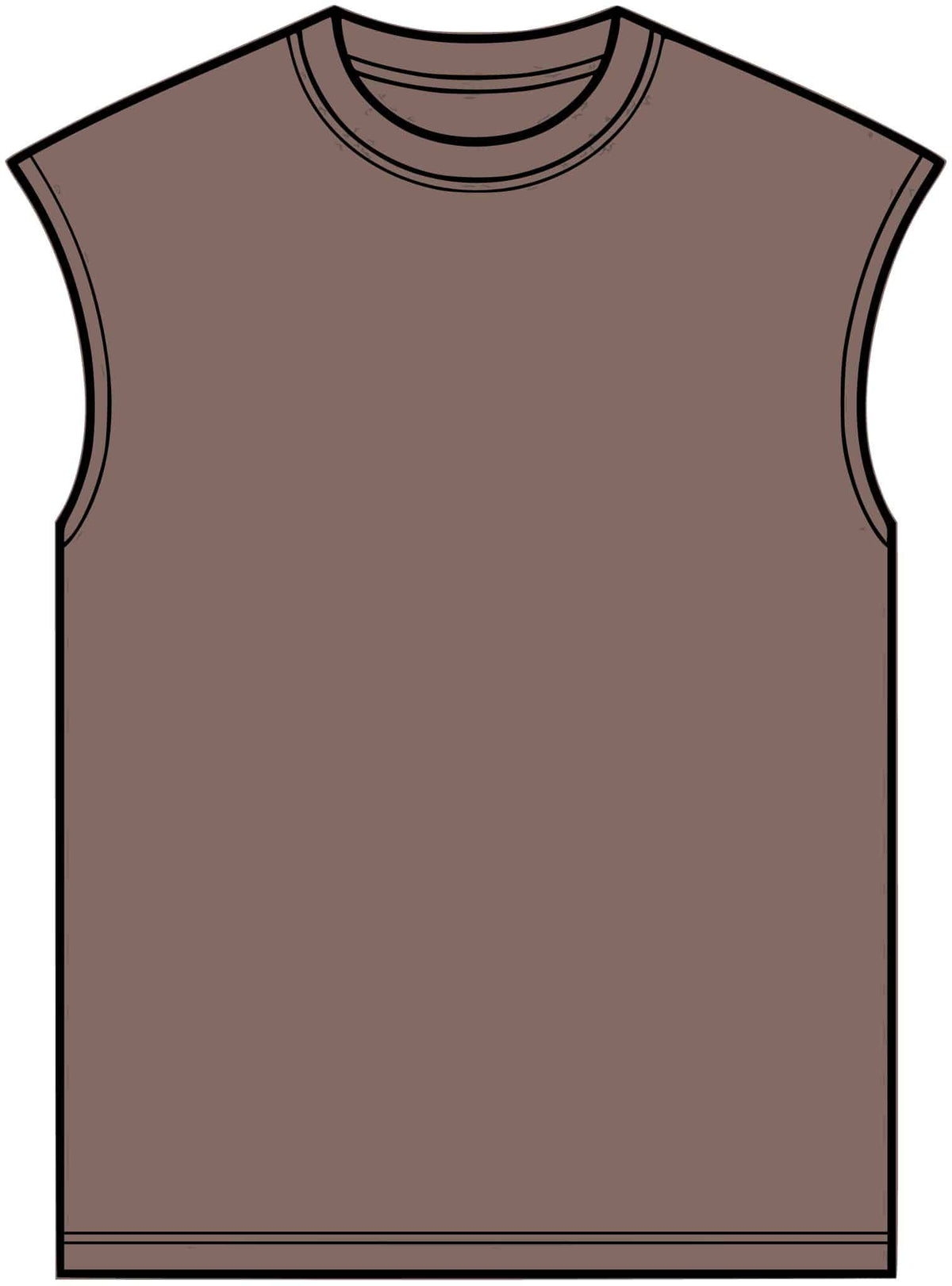 Halloween Ghostface Unisex Garment-Dyed Muscle Tee image 5