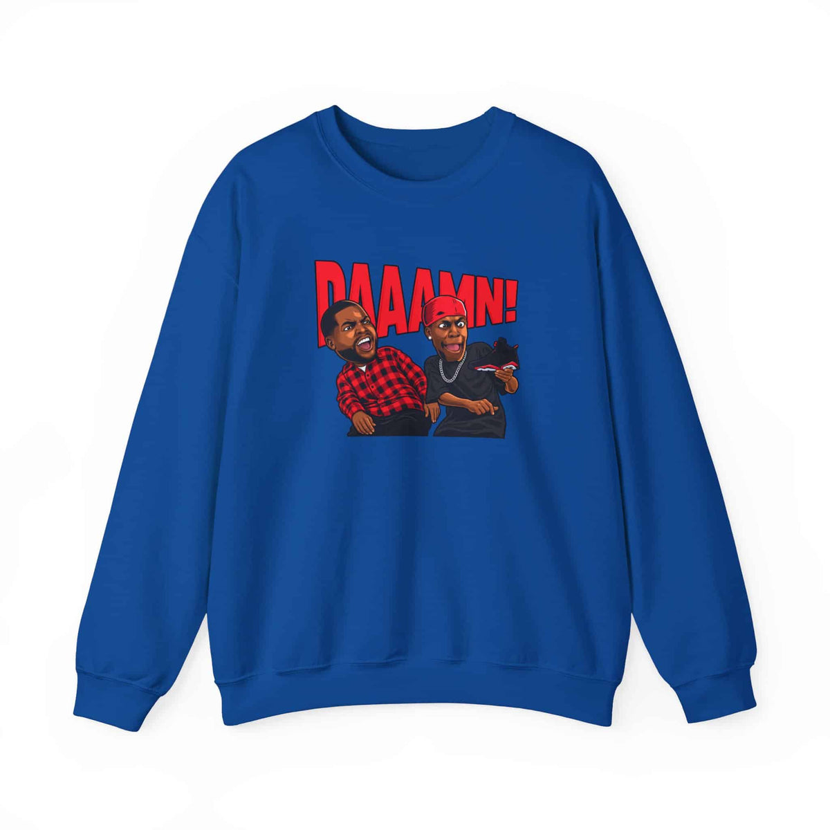 Graphic Print Crewneck Sweatshirt - POD0035 image