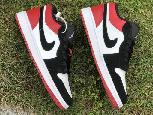 AJ 1 Low Black Toe Shoes Sneakers - nk0000732 image 7
