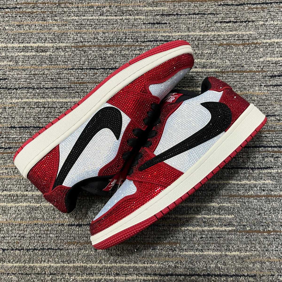 AJ 1 Low Chicago Crystal Shoes Sneakers – nk0004835 image 8