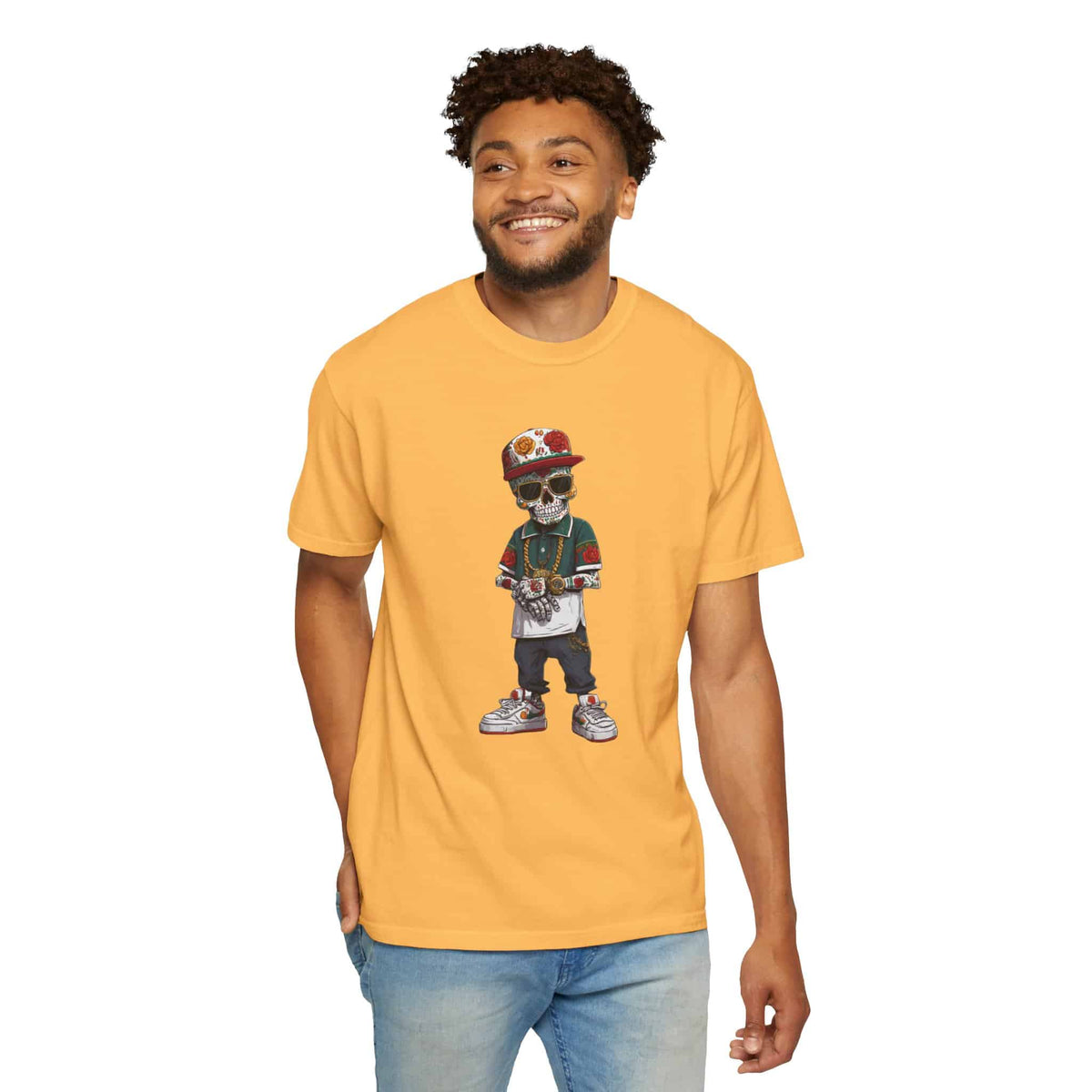 Skull Luxury Unisex Garment-Dyed T-shirt image 29