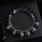 CH Cross Flower Ball Bracelet  - CH0075 - Black image
