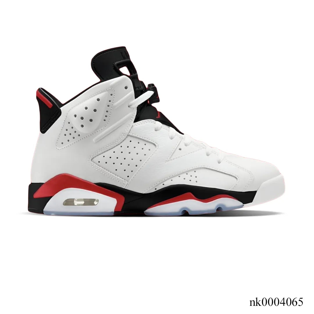 AJ 6 White/Fire Red 2025 Shoes Sneakers - nk0004065 image 0
