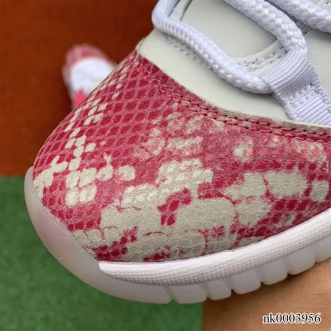 AJ 11 Low Pink Snakeskin Shoes Sneakers - nk0003956 image 10