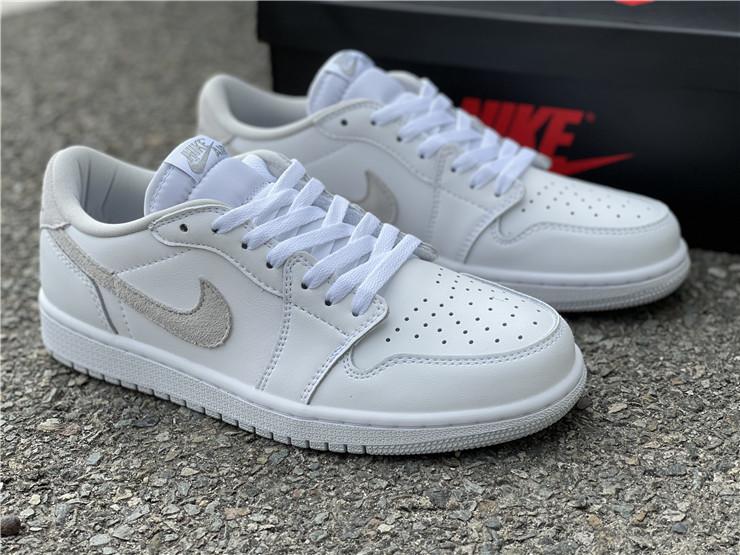 AJ 1 Low OG Neutral Grey Shoes Sneakers - nk0001623 image 3