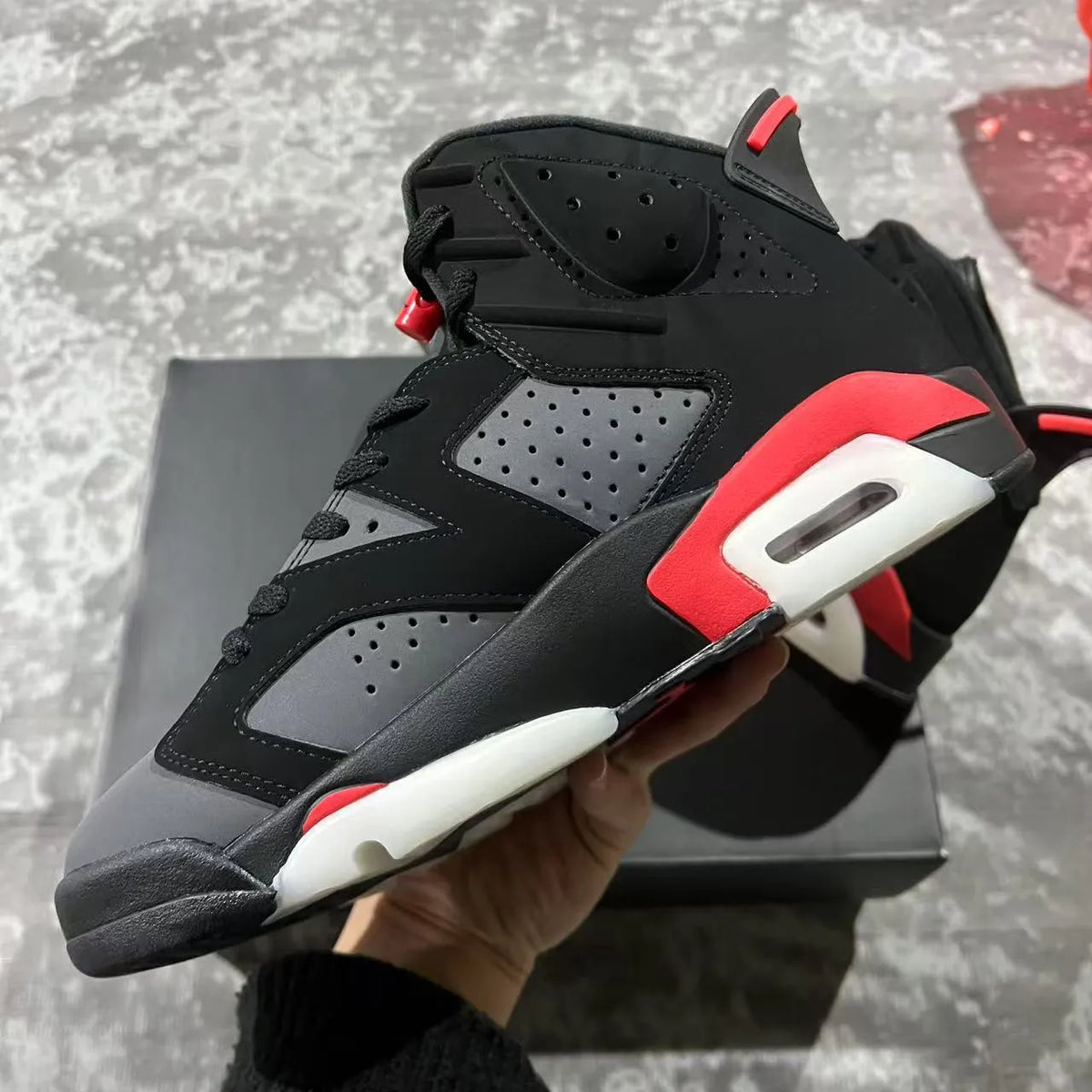 AJ 6 Fire Red Shoes Sneakers – nk0004367 image 4