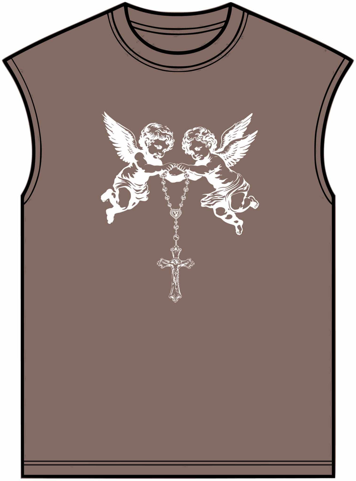 Heavenly Guardians Unisex Garment-Dyed Muscle Tee image 4