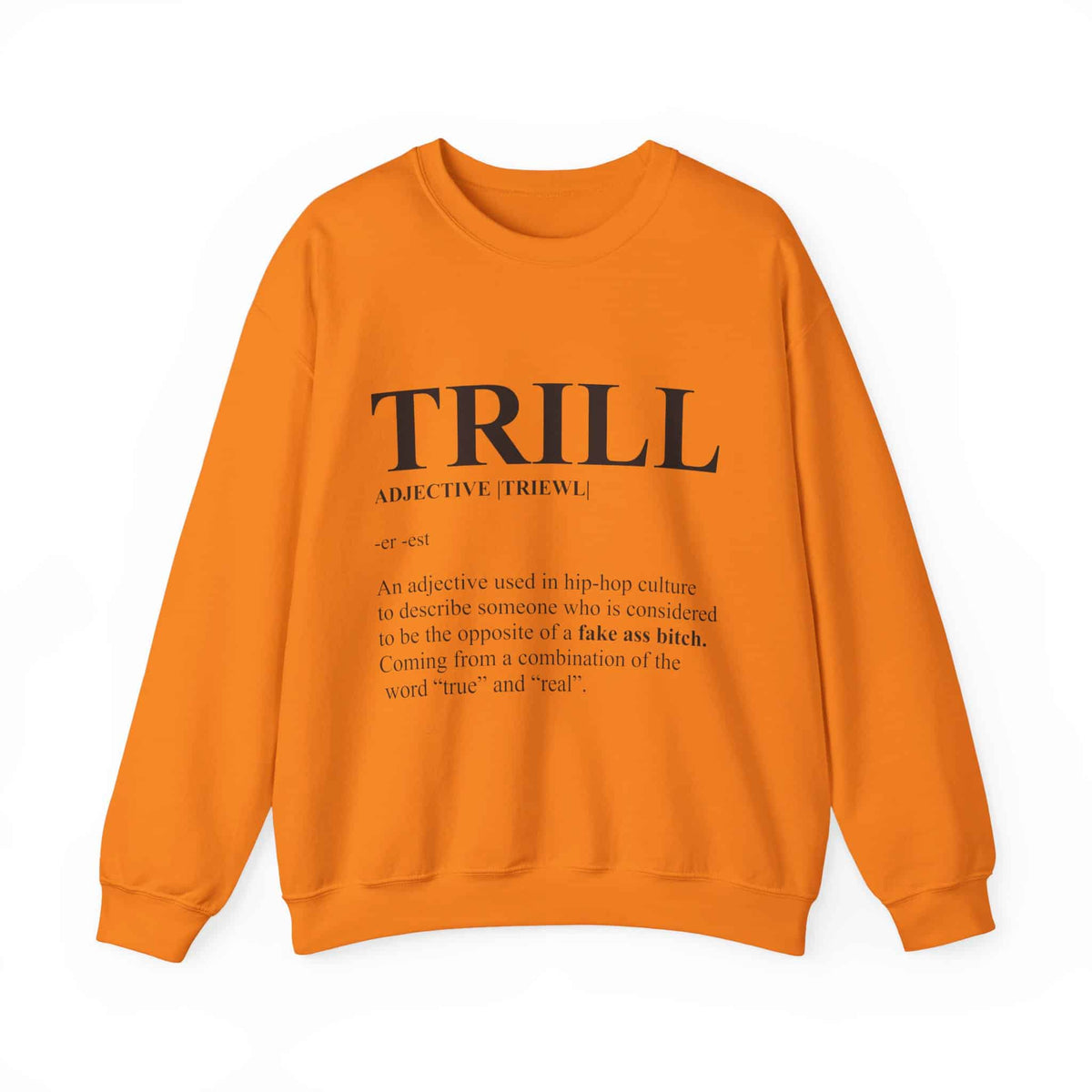 Trill Definition Crewneck Sweatshirt image