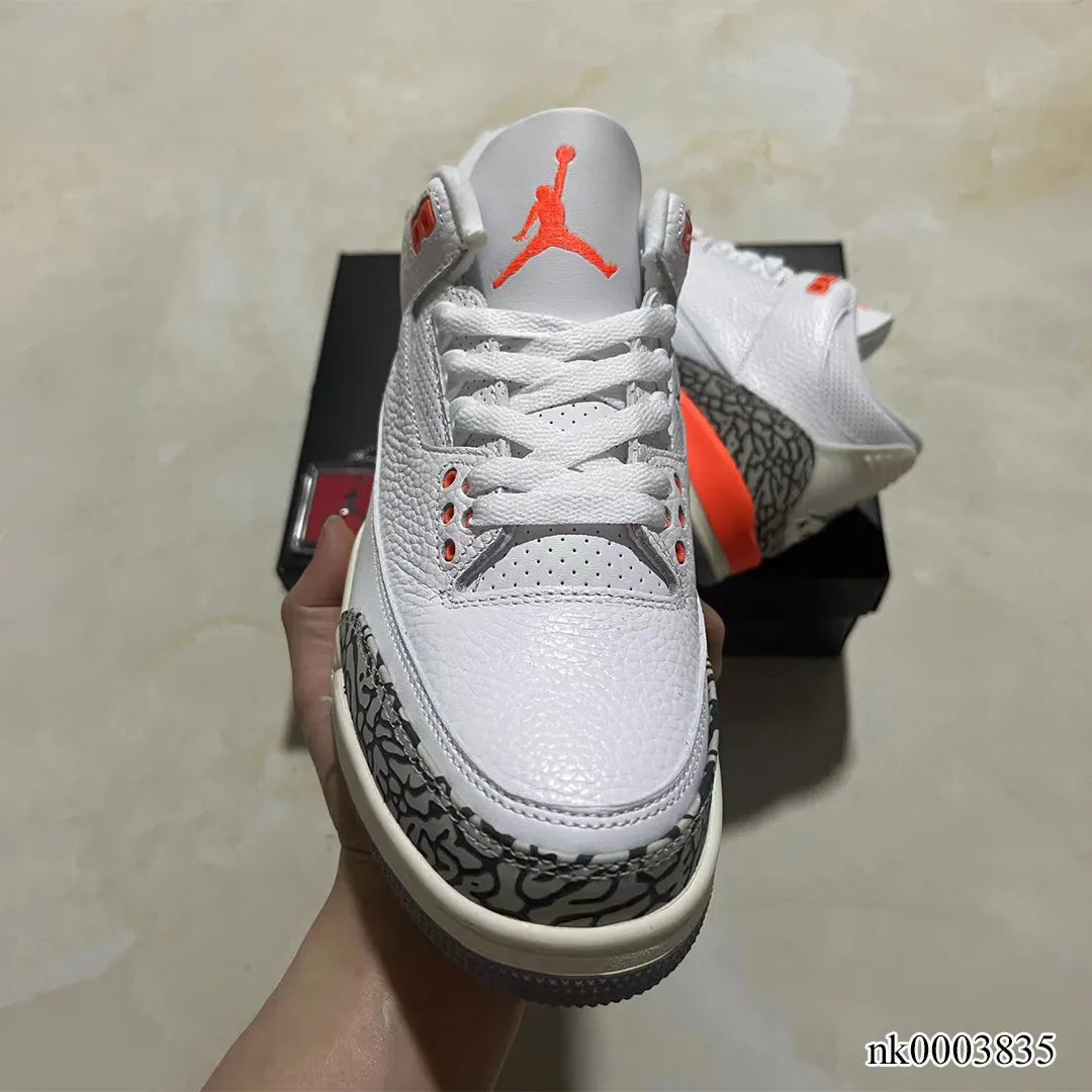 AJ 3 Georgia Peach Shoes Sneakers - nk0003835 image 8