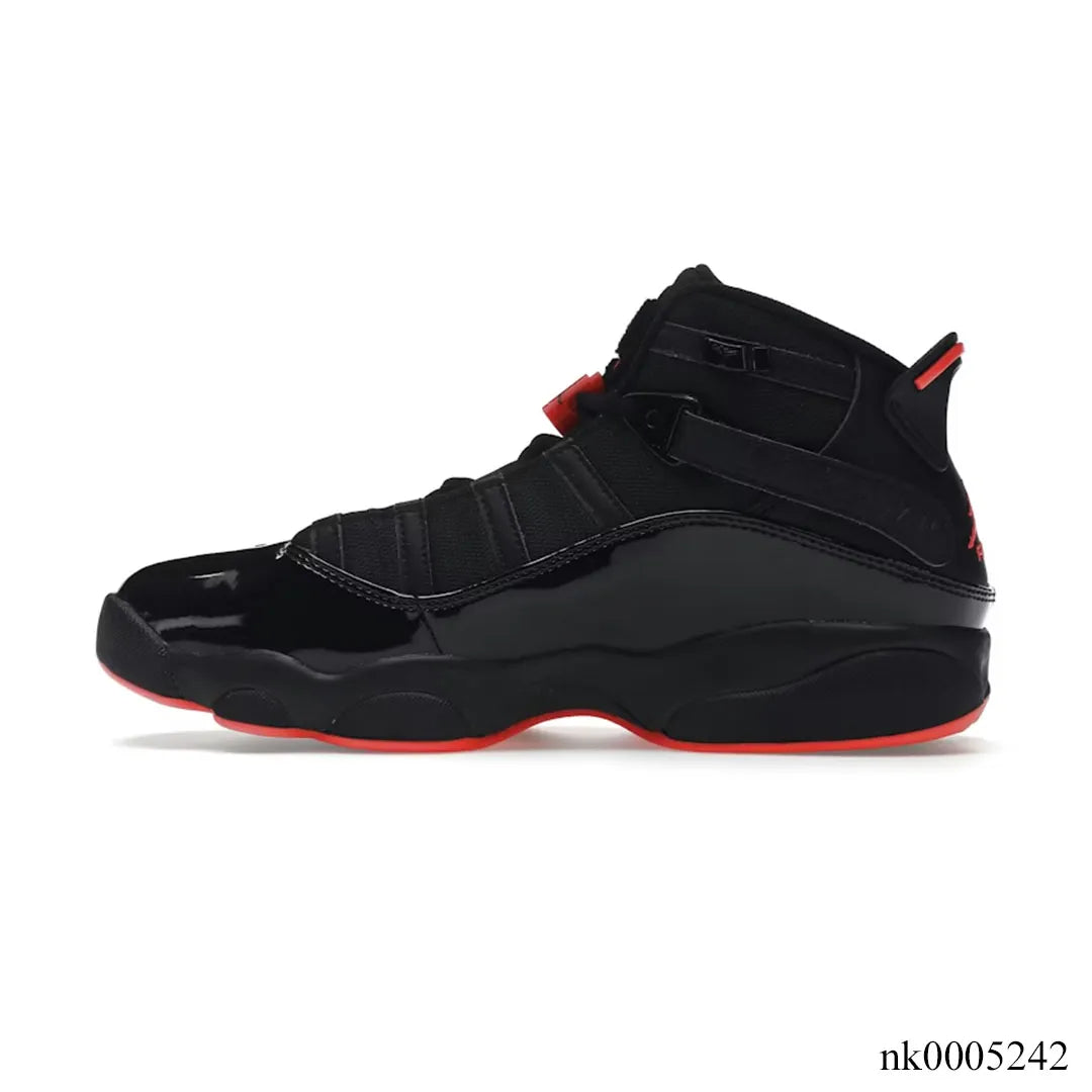 AJ 6 Rings Black Infrared Shoes Sneakers - nk0005242 image 1
