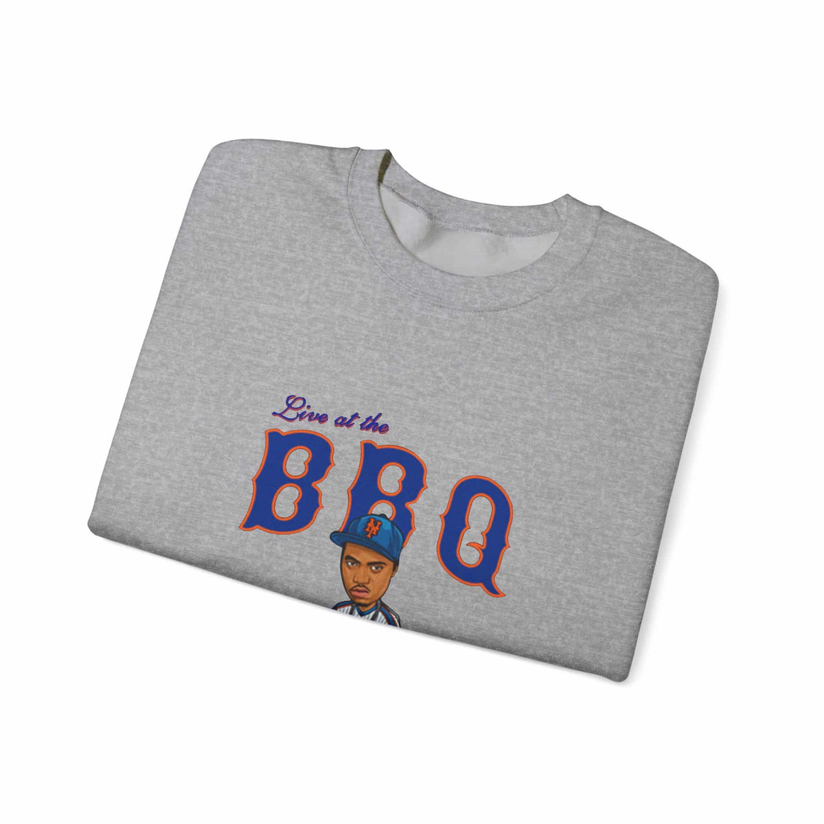 Rap Nas Live At The BBQ Crewneck Sweatshirt image 18