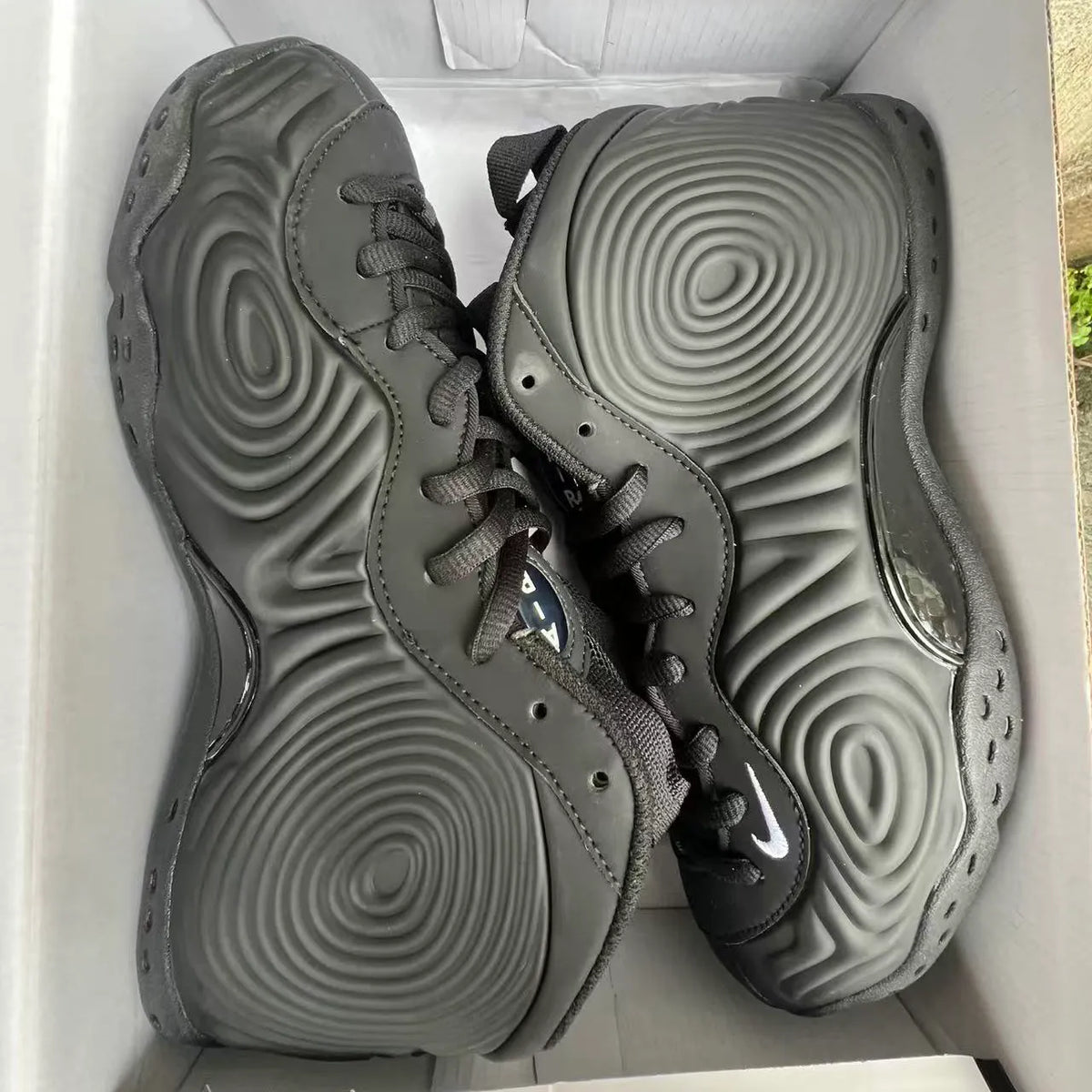 Air Foamposite One Comme des Garcons Homme Plus Black Shoes Sneakers - nk0005285 image 10