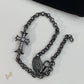 CH Black Cross Bracelet - CH0058 image 0
