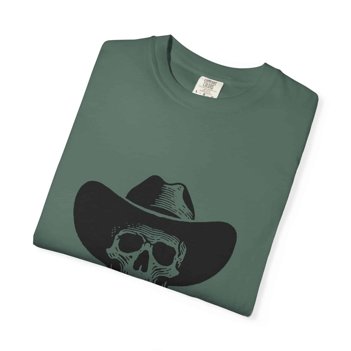Outlaw Skull Unisex Garment-Dyed T-shirt image 100