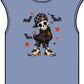Boy Skeleton Halloween Unisex Garment-Dyed Muscle Tee image