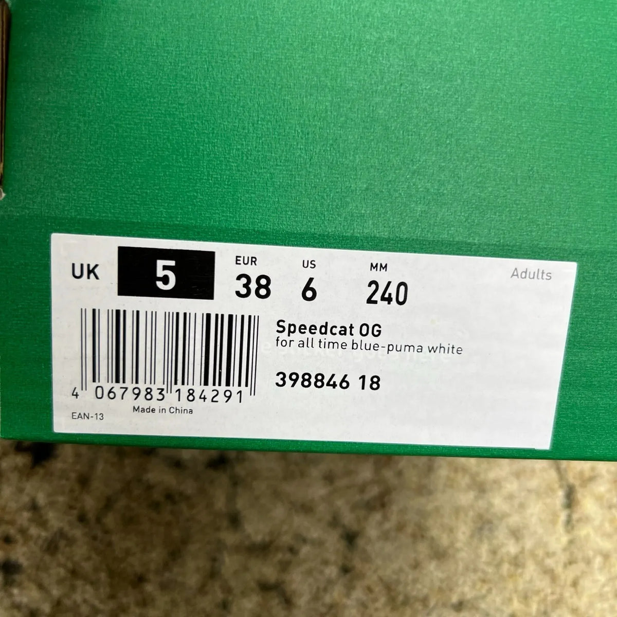 PM Speedcat OG Royal White Shoes Sneakers - pm0000012 image 6