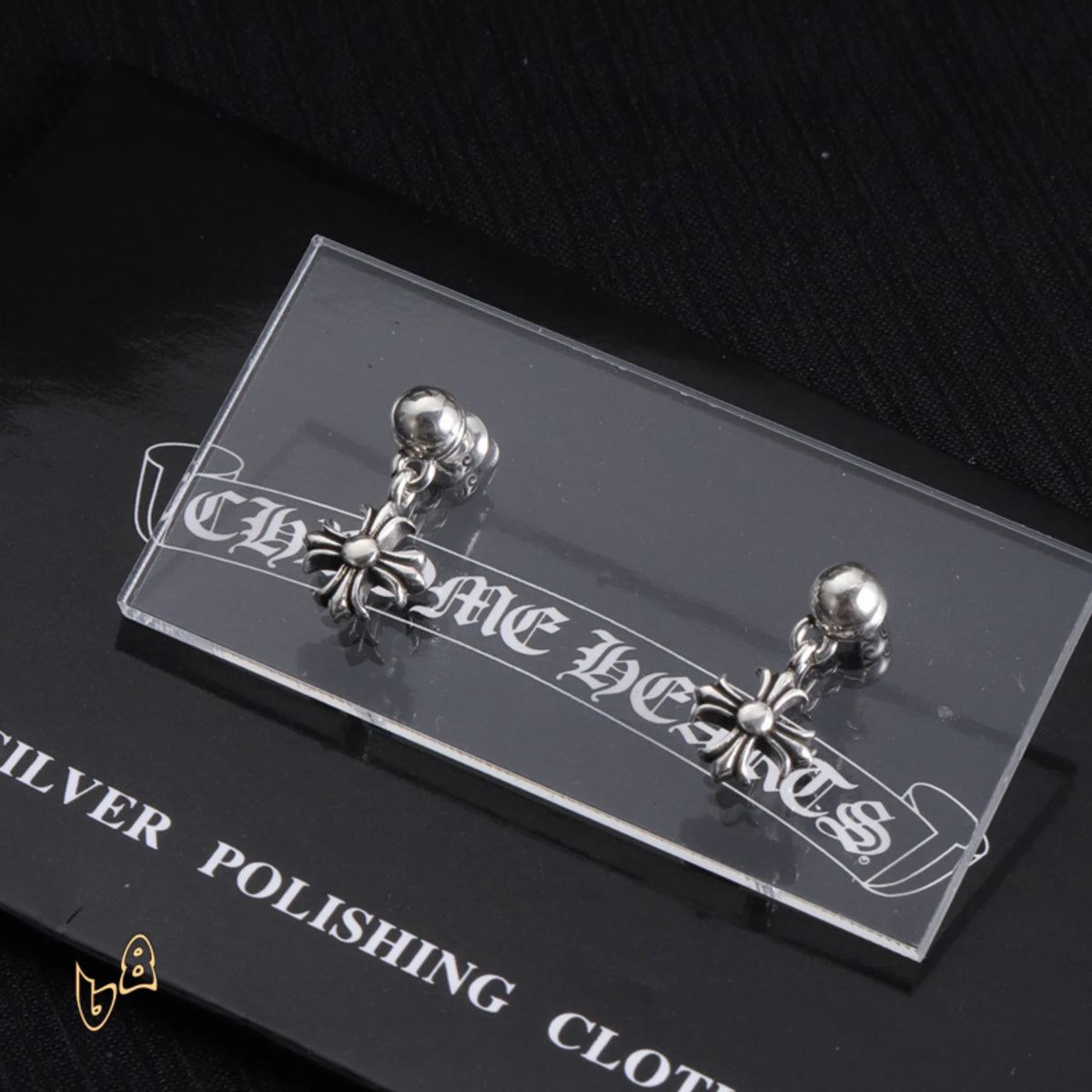CH Cross Flower Earrings - CH0152 image 3