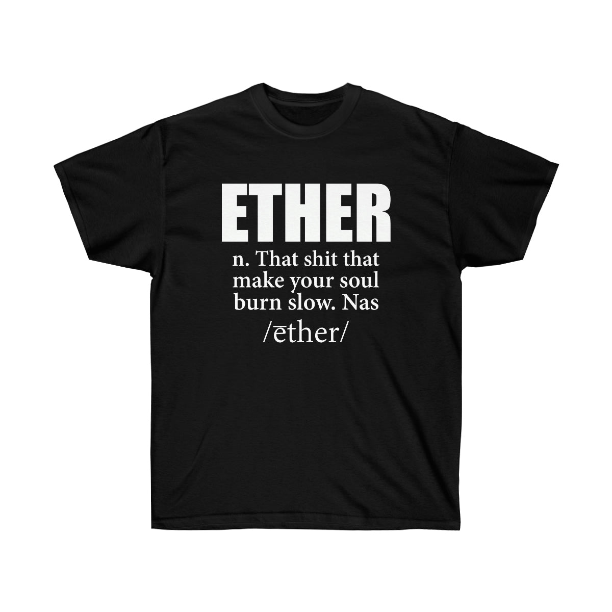 Ether Nas Men T-Shirt - Black, 3XL image