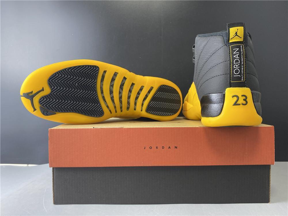AJ 12 Retro Black University Gold Shoes Sneakers - nk0000758 image 9