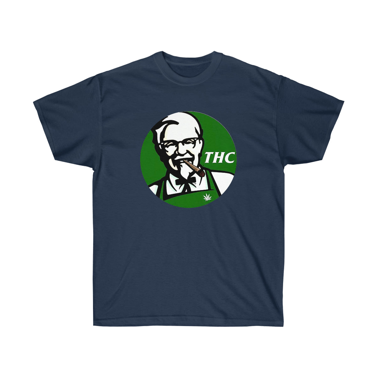 THC King Green Men T-Shirt - Navy, S image