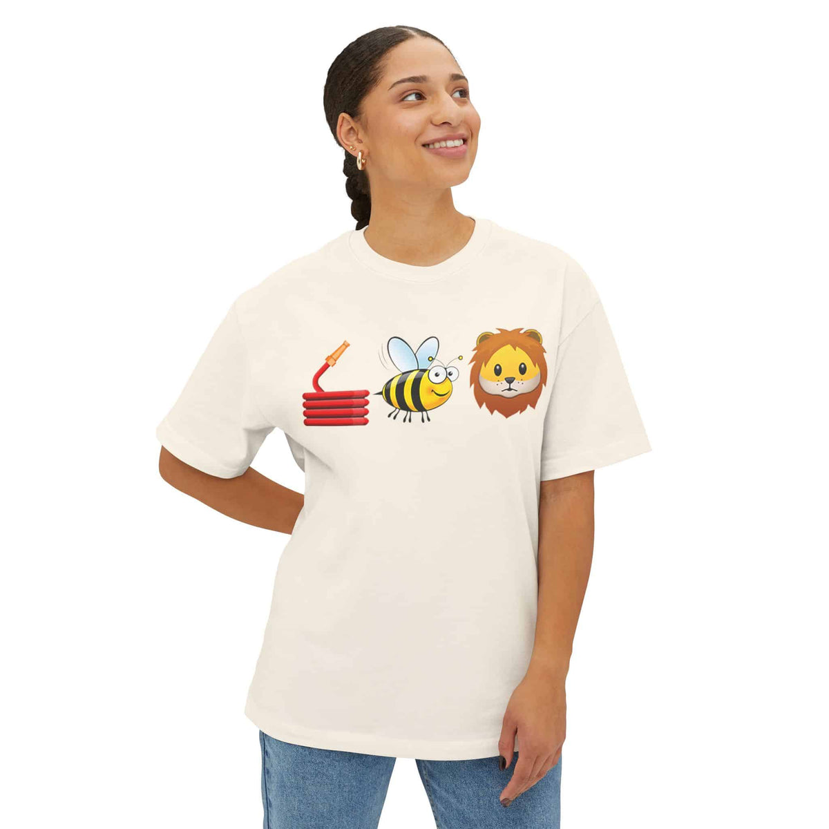 Bee Unisex Oversized Boxy Tee image 11