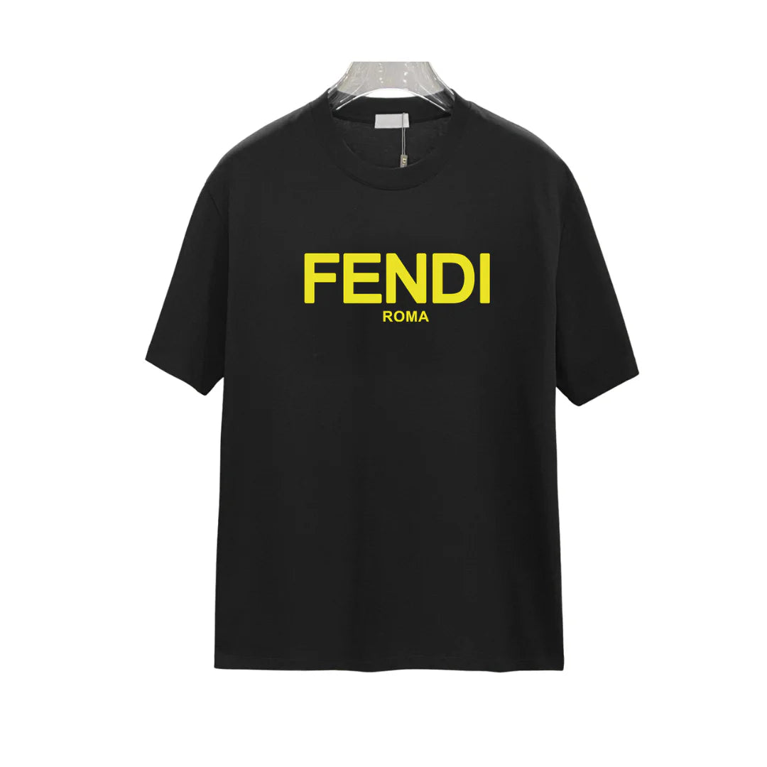 FD Logo-Print Cotton T-Shirt - FD0013 image 0