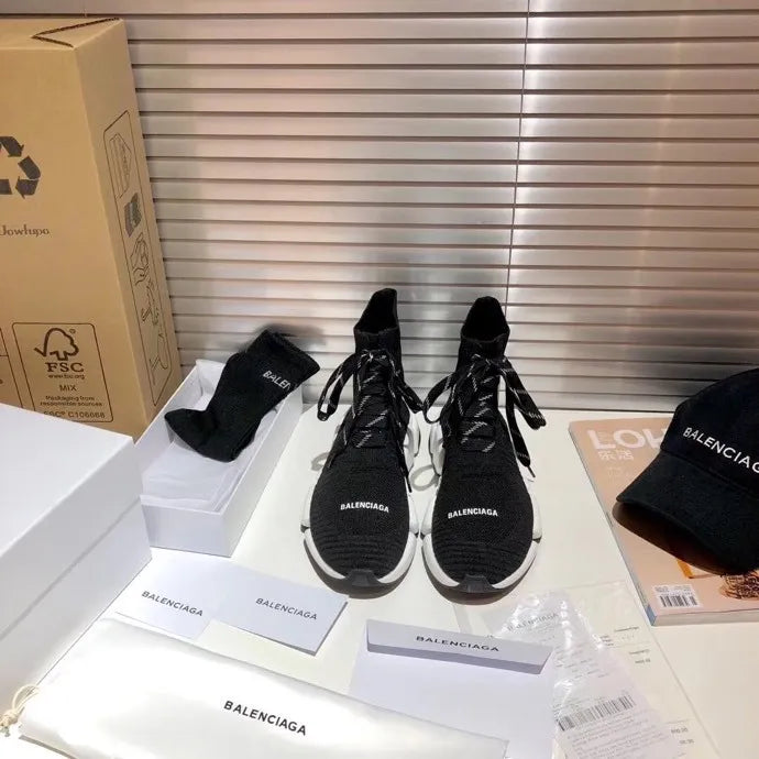 BLCG Speed 2.0 Lace-Up Black White Shoes Sneakers - bl0000007 image 2