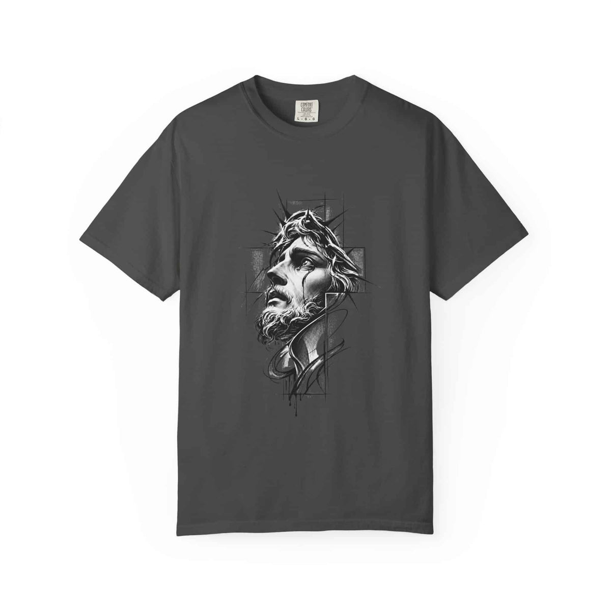 Crown of Faith 1 Unisex Garment-Dyed T-shirt image