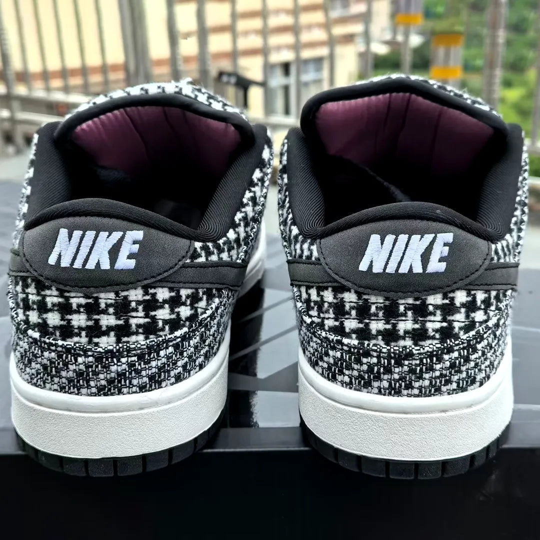 Harris Tweed x Dunk Low Black Phantom Shoes Sneakers - nk0004664 image 5