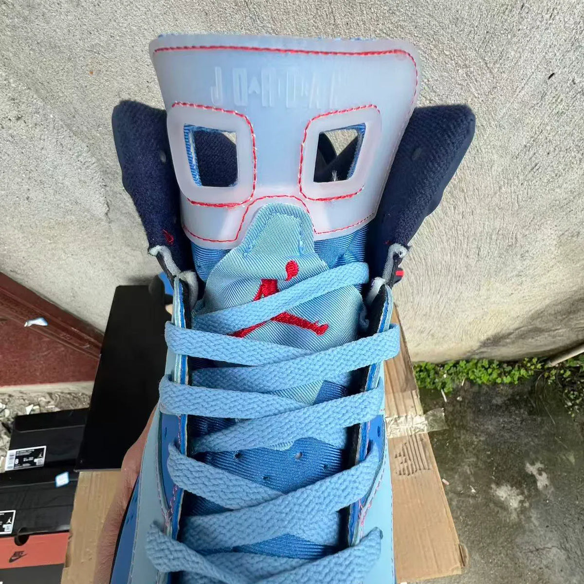 Awake NY x AJ 6 “Midnight Navy”/“Blueberry” Shoes Sneakers - nk0005225 image 5