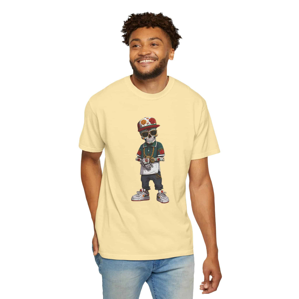 Skull Luxury Unisex Garment-Dyed T-shirt image 23